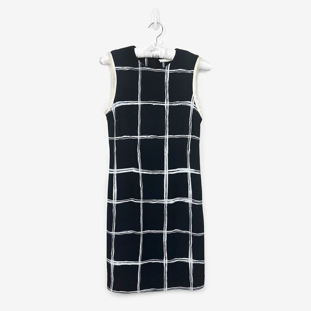 Jason Wu Collection Windowpane Sheath Dress Size 8